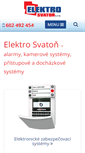 Mobile Screenshot of elektrosvaton.cz